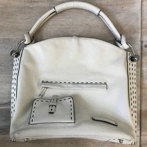 Gently used Cream leather BCBG Maxazria purse